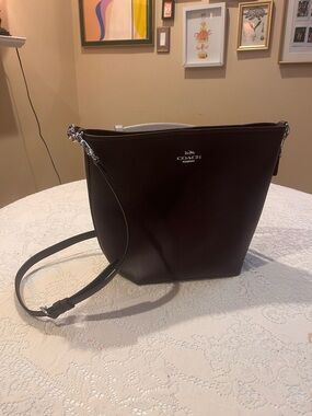 COACH City Large Bucket Bag Maple Pebbled Leather Shoulder/Crossbody